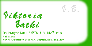 viktoria batki business card